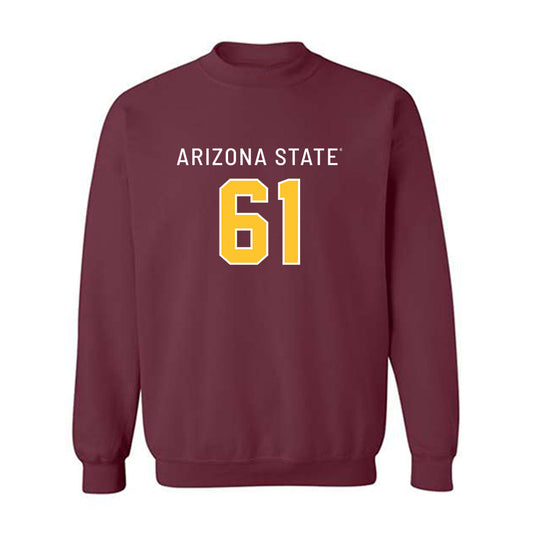 Arizona State - NCAA Football : Carson Keim - Replica Shersey Crewneck Sweatshirt