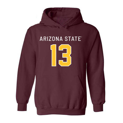 Arizona State - NCAA Football : Roman Pitre - Replica Shersey Hooded Sweatshirt