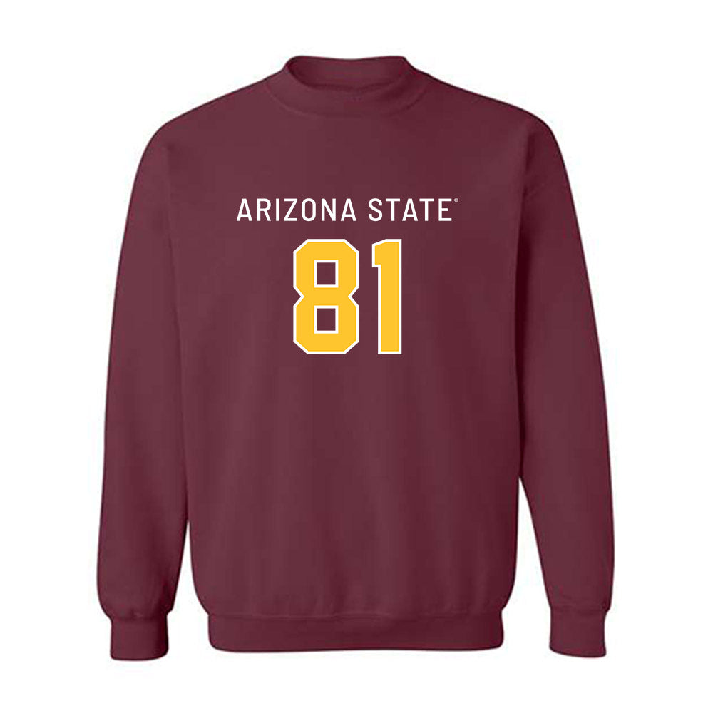 Arizona State - NCAA Football : Uriah Neloms - Replica Shersey Crewneck Sweatshirt-0