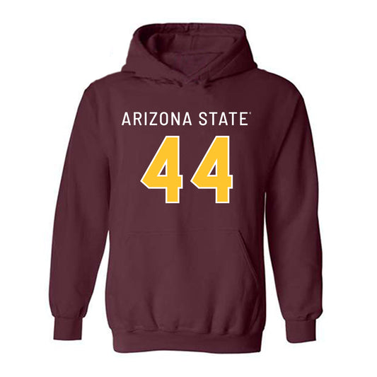 Arizona State - NCAA Football : Sinjin Schmitt - Replica Shersey Hooded Sweatshirt