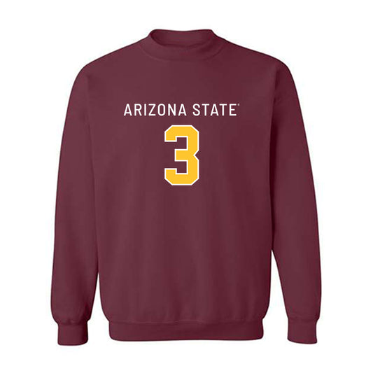 Arizona State - NCAA Football : Raleek Brown - Replica Shersey Crewneck Sweatshirt