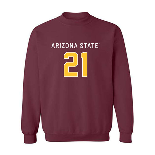 Arizona State - NCAA Football : Tony-Louis Nkuba - Replica Shersey Crewneck Sweatshirt