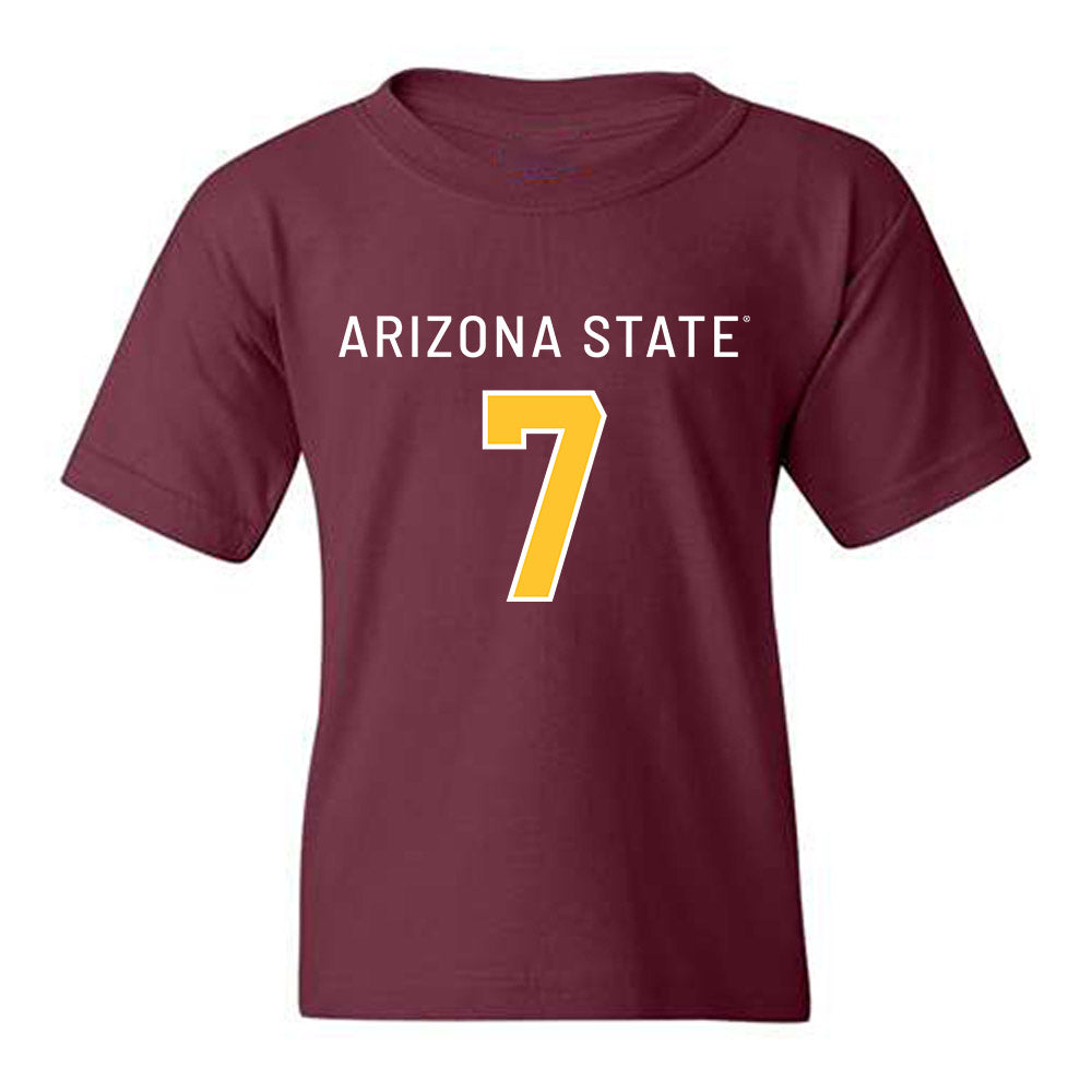 Arizona State - NCAA Football : Chamon Metayer - Replica Shersey Youth T-Shirt-0