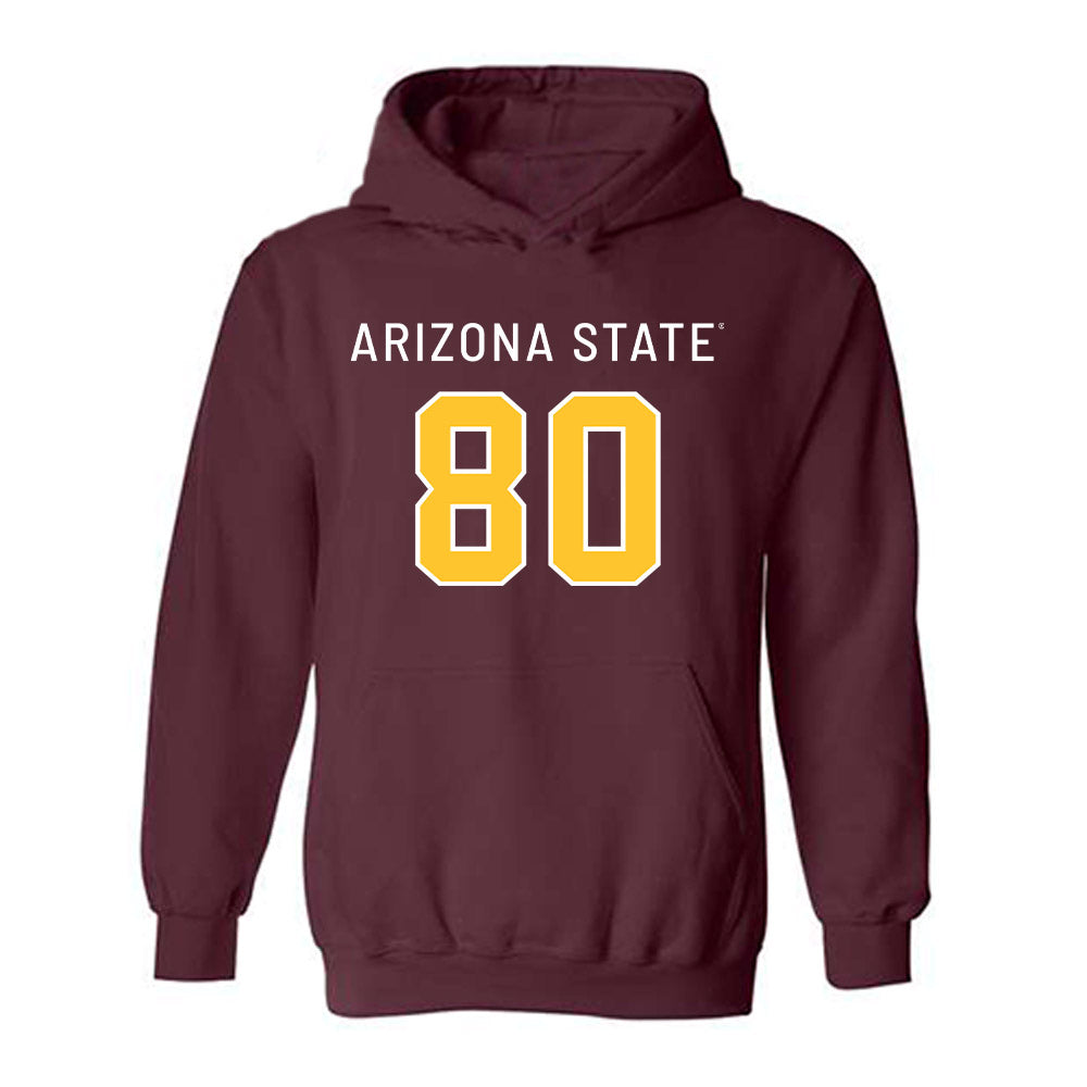 Arizona State - NCAA Football : Jayden Fortier - Replica Shersey Hooded Sweatshirt