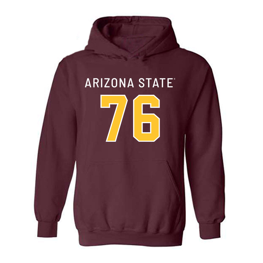 Arizona State - NCAA Football : Champ Westbrooks - Replica Shersey Hooded Sweatshirt