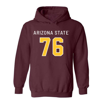 Arizona State - NCAA Football : Champ Westbrooks - Replica Shersey Hooded Sweatshirt