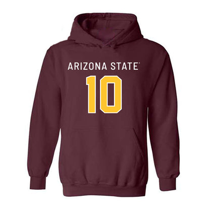Arizona State - NCAA Football : Clayton Smith - Replica Shersey Hooded Sweatshirt-0