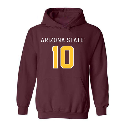 Arizona State - NCAA Football : Clayton Smith - Replica Shersey Hooded Sweatshirt-0