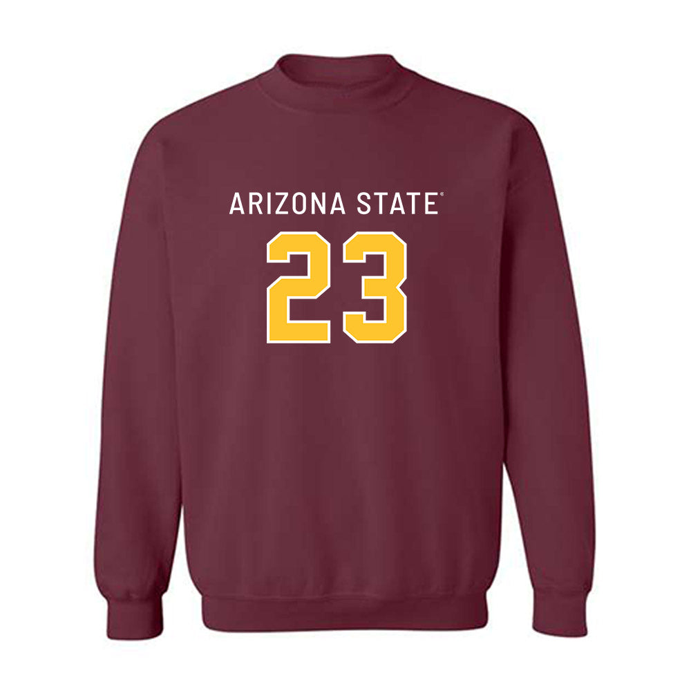 Arizona State - NCAA Football : Benjamin Alefaio-Lilii - Replica Shersey Crewneck Sweatshirt-0