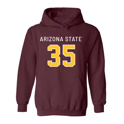 Arizona State - NCAA Football : Jesus Gomez - Replica Shersey Hooded Sweatshirt-0