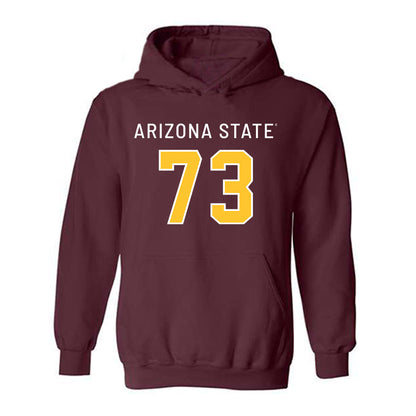 Arizona State - NCAA Football : Terrell Kim - Replica Shersey Hooded Sweatshirt