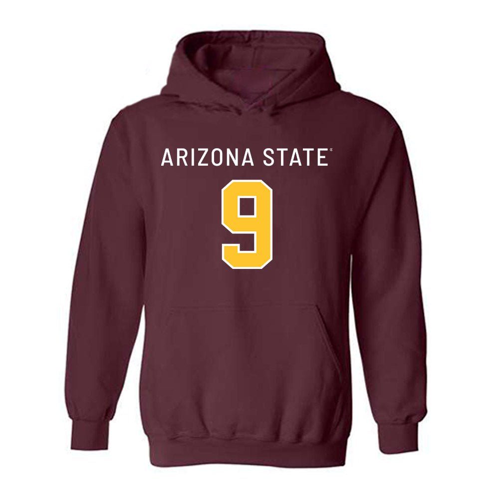 Arizona State - NCAA Football : Elijah O'Neal - Replica Shersey Hooded Sweatshirt-0