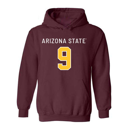 Arizona State - NCAA Football : Elijah O'Neal - Replica Shersey Hooded Sweatshirt-0