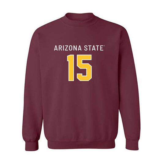 Arizona State - NCAA Football : Khamari Anderson - Replica Shersey Crewneck Sweatshirt-0