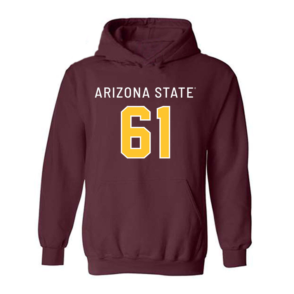 Arizona State - NCAA Football : Carson Keim - Replica Shersey Hooded Sweatshirt