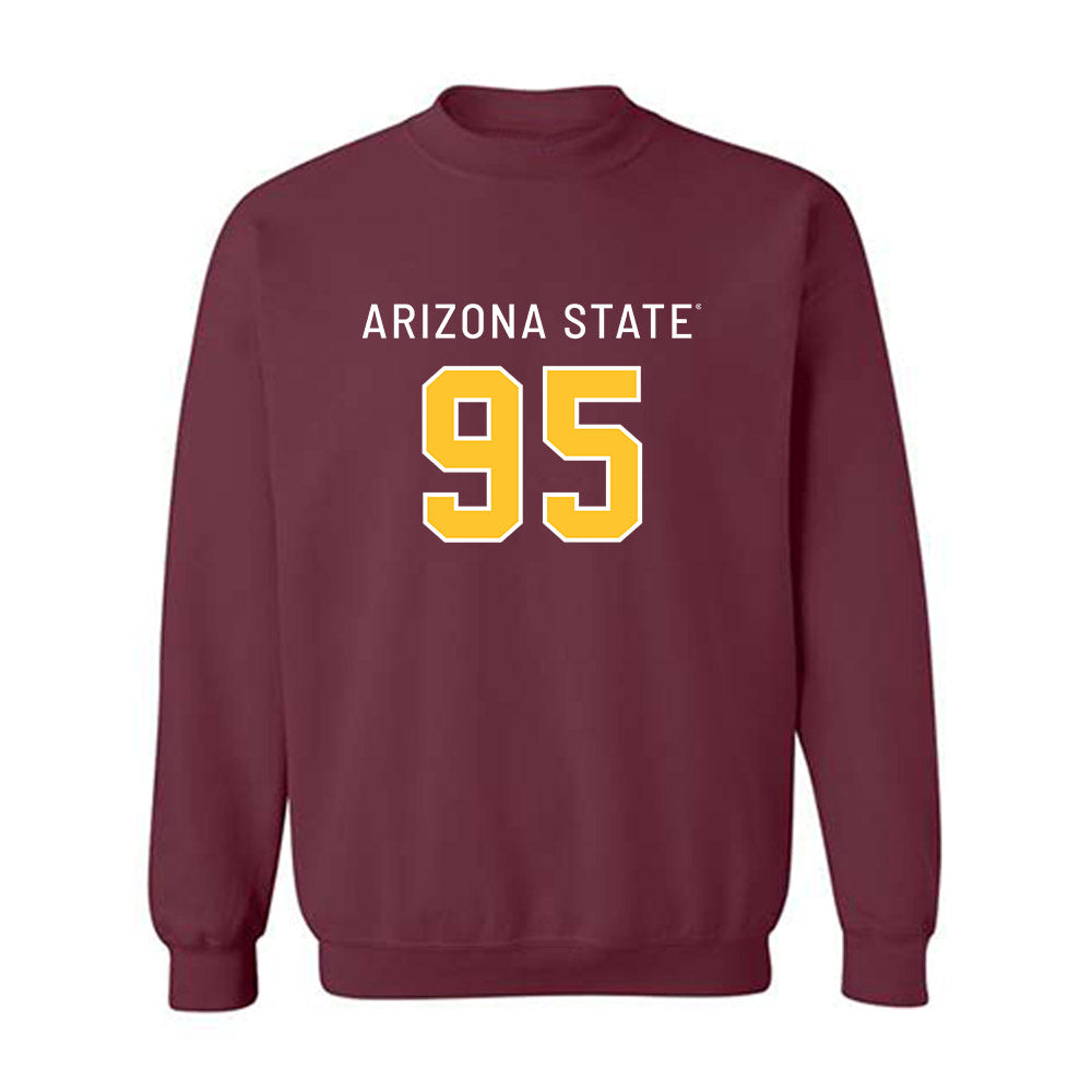 Arizona State - NCAA Football : Justin Wodtly - Replica Shersey Crewneck Sweatshirt