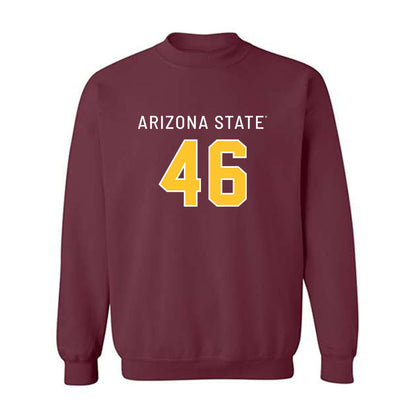 Arizona State - NCAA Football : Tommy Romano - Replica Shersey Crewneck Sweatshirt-0