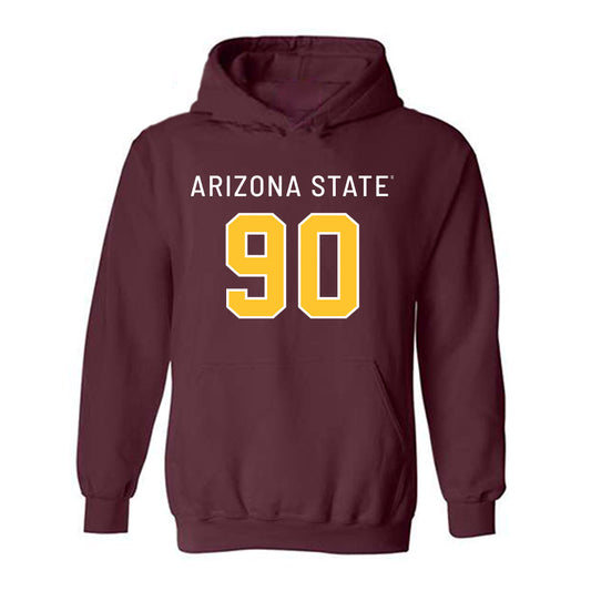 Arizona State - NCAA Football : Cade Davis - Replica Shersey Hooded Sweatshirt-0