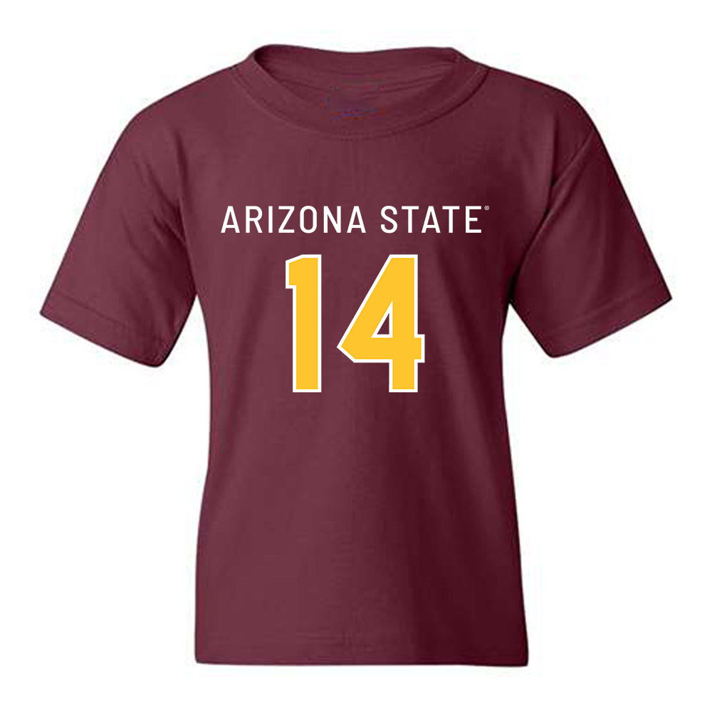 Arizona State - NCAA Football : Aaron Ia - Replica Shersey Youth T-Shirt-0