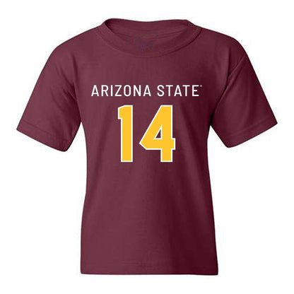 Arizona State - NCAA Football : Aaron Ia - Replica Shersey Youth T-Shirt-0