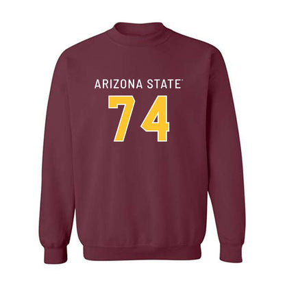 Arizona State - NCAA Football : Sean Na'a - Replica Shersey Crewneck Sweatshirt-0