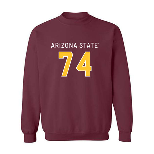 Arizona State - NCAA Football : Sean Na'a - Replica Shersey Crewneck Sweatshirt-0