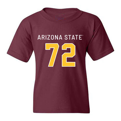 Arizona State - NCAA Football : Doughless Teloma - Replica Shersey Youth T-Shirt-0