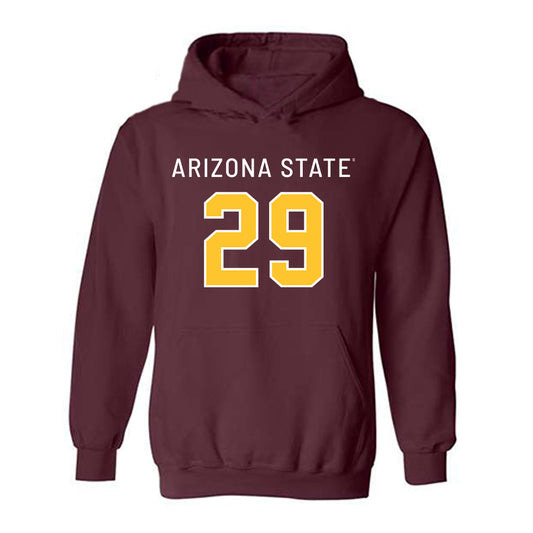 Arizona State - NCAA Football : Plas Johnson - Replica Shersey Hooded Sweatshirt