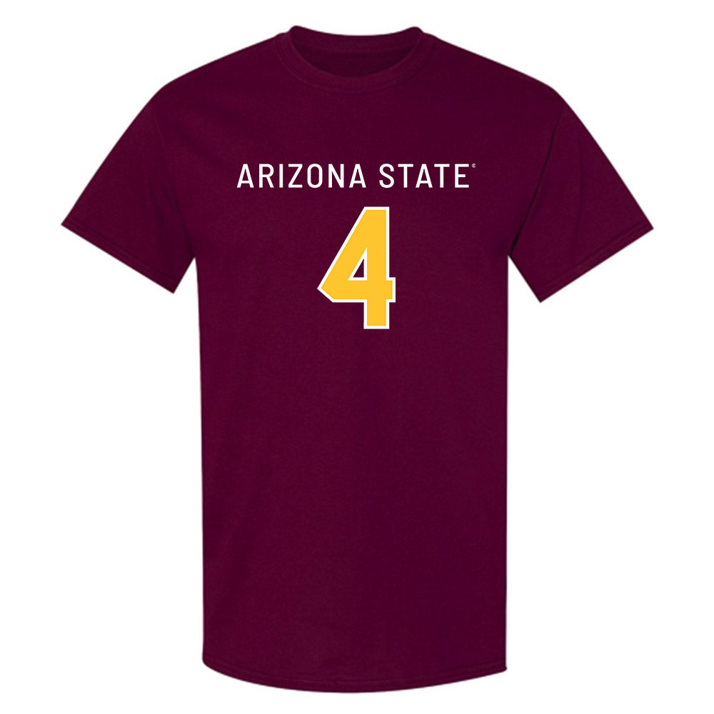 Arizona State - NCAA Football : Myles Rowser - Replica Shersey T-Shirt-0