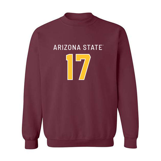 Arizona State - NCAA Football : Rodney Bimage - Replica Shersey Crewneck Sweatshirt-0