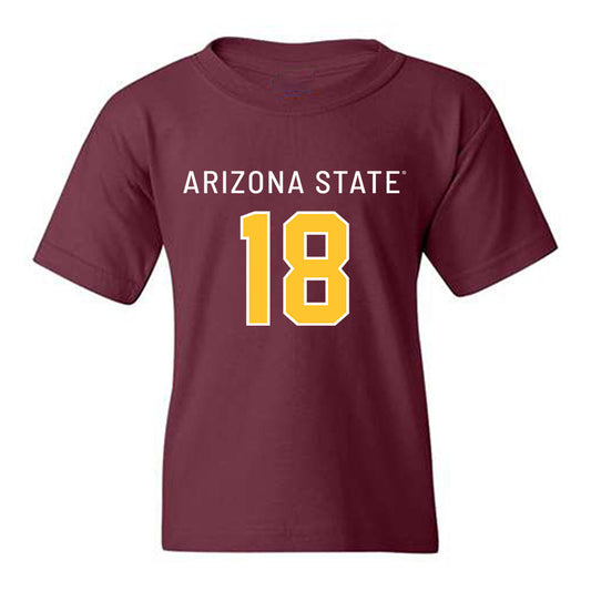 Arizona State - NCAA Football : Jalen Moss - Replica Shersey Youth T-Shirt-0
