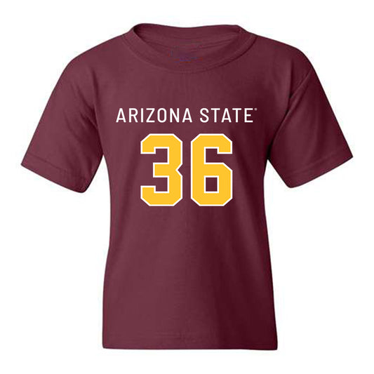 Arizona State - NCAA Football : Salesi Manu - Replica Shersey Youth T-Shirt