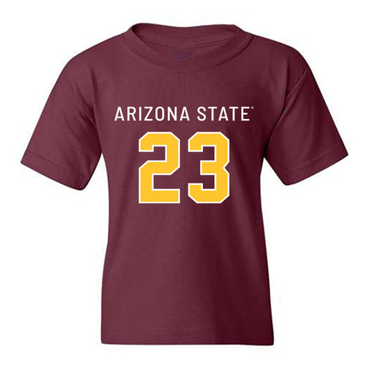 Arizona State - NCAA Football : Benjamin Alefaio-Lilii - Replica Shersey Youth T-Shirt-0