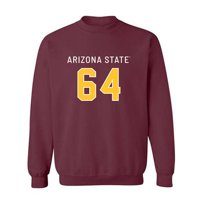 Arizona State - NCAA Football : Tyler Wigglesworth - Replica Shersey Crewneck Sweatshirt