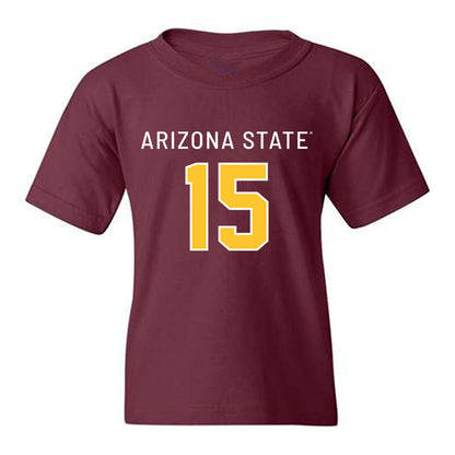 Arizona State - NCAA Football : Khamari Anderson - Replica Shersey Youth T-Shirt-0