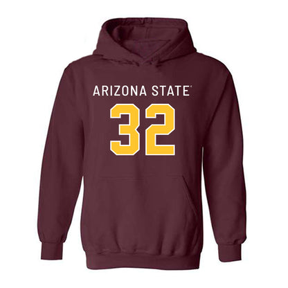 Arizona State - NCAA Football : Deric English - Replica Shersey Hooded Sweatshirt