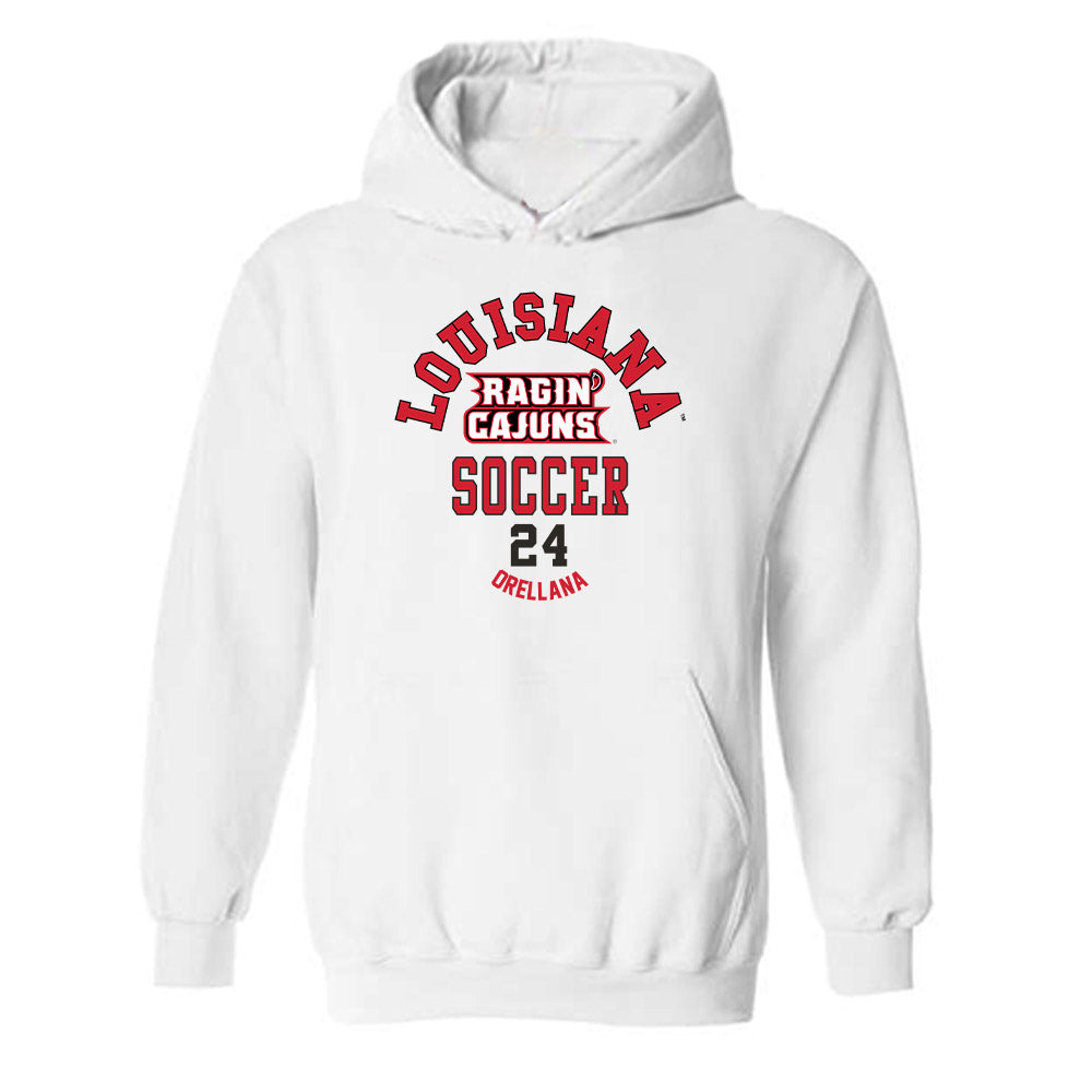 Louisiana - NCAA Women's Soccer : Olivia Orellana - Classic Fashion Shersey Hooded Sweatshirt-0