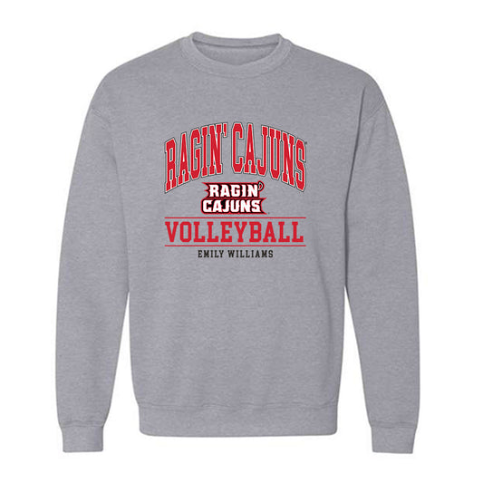 Louisiana - NCAA Women's Volleyball : Emily Williams - Classic Shersey Crewneck Sweatshirt-0
