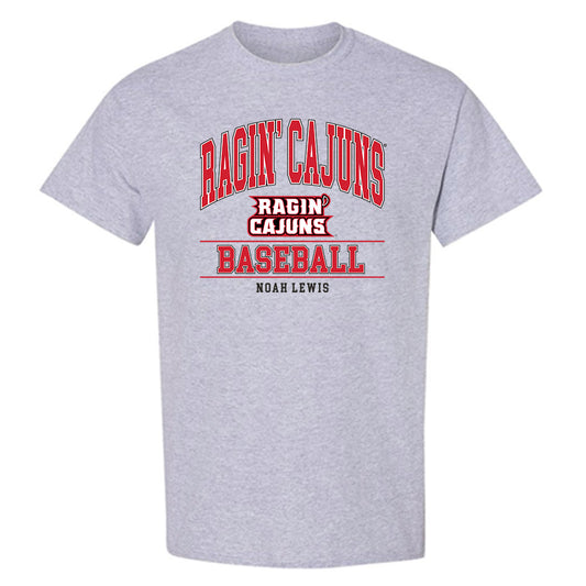 Louisiana - NCAA Baseball : Noah Lewis - Classic Shersey T-Shirt-0