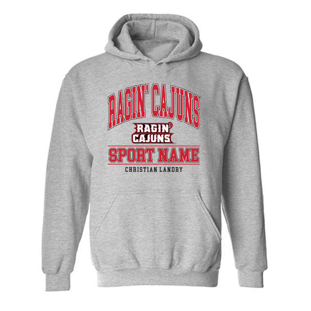 Louisiana - NCAA Men's Basketball : Christian Landry - Hooded Sweatshirt