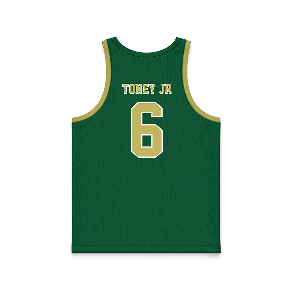 UAB - NCAA Men's Basketball : Tony Toney Jr - Green Basketball Jersey-1