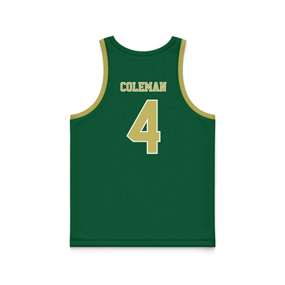 UAB - NCAA Men's Basketball : Christian Coleman - Green Basketball Jersey-1