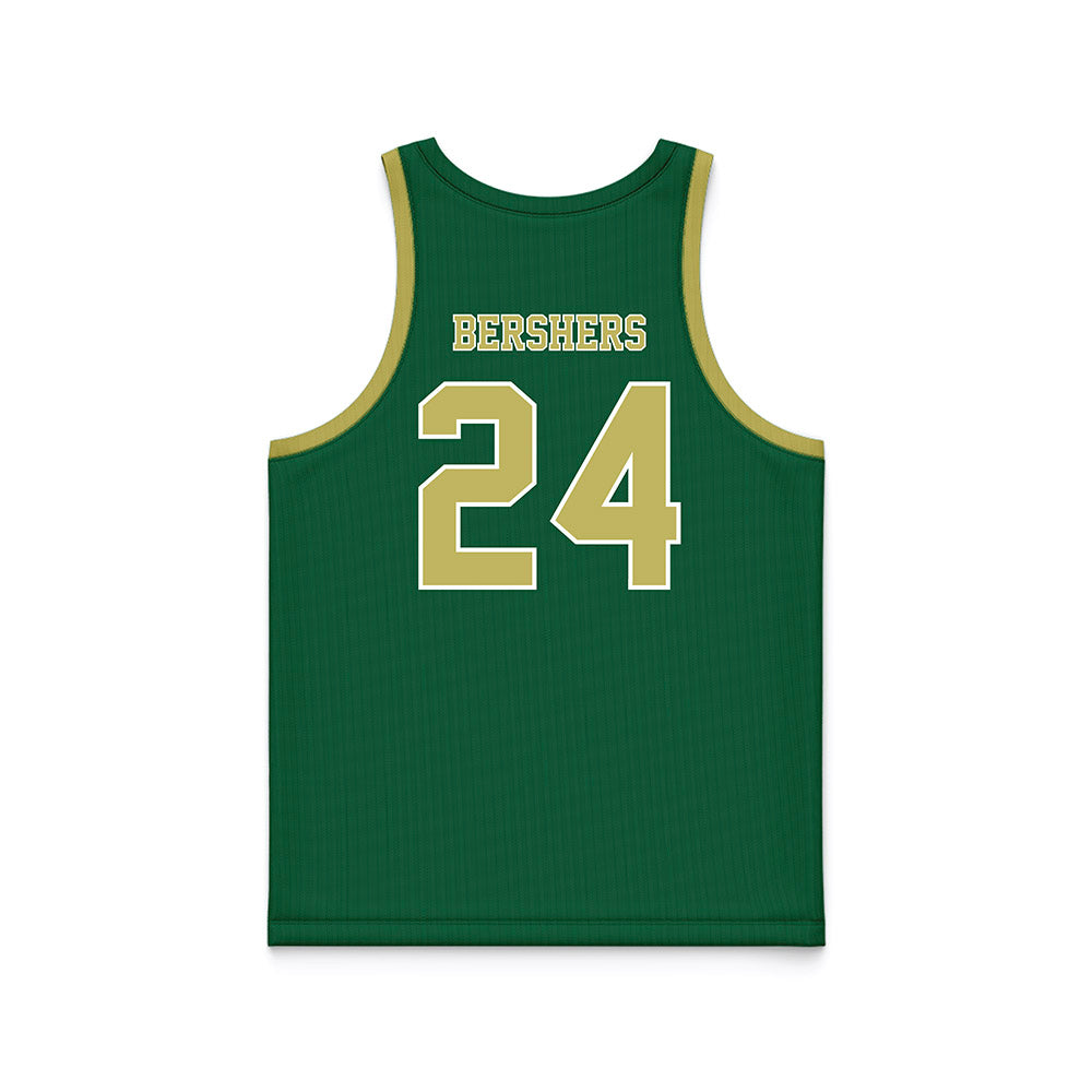 UAB - NCAA Women's Basketball : Tracey Bershers - Green Basketball Jersey-1