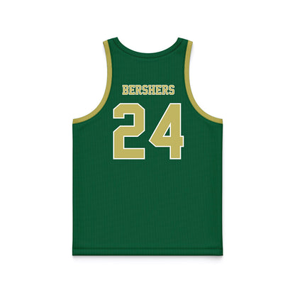 UAB - NCAA Women's Basketball : Tracey Bershers - Green Basketball Jersey-1