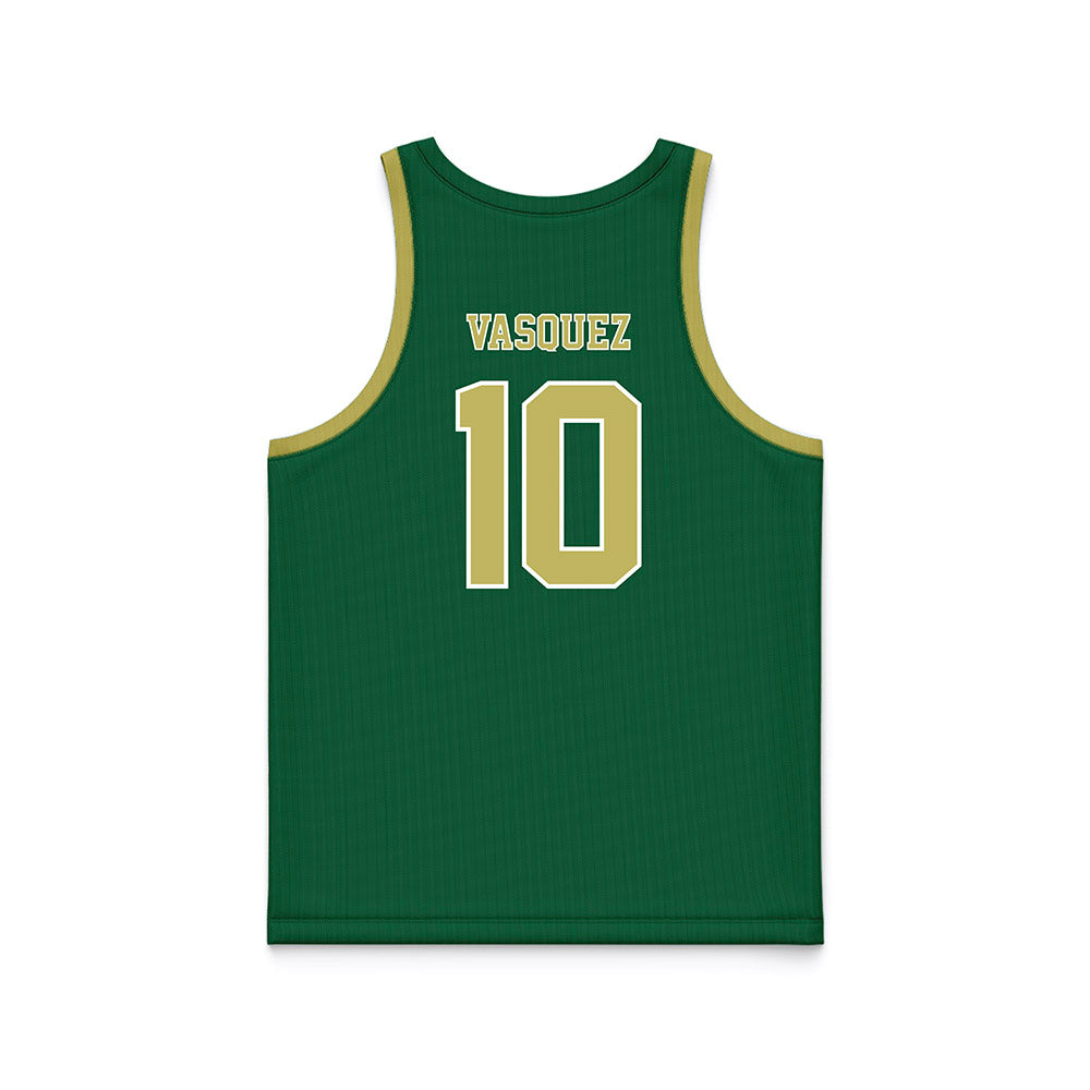 UAB - NCAA Men's Basketball : Alejandro Vasquez - Green Basketball Jersey-1