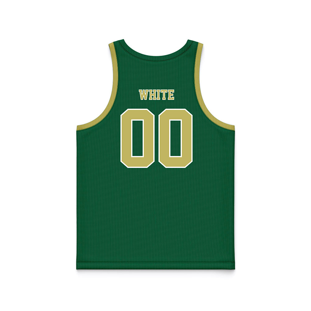 UAB - NCAA Men's Basketball : James White - Green Basketball Jersey-1