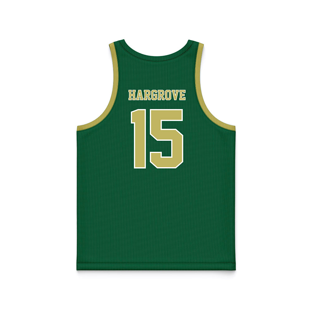 UAB - NCAA Men's Basketball : Marquis Hargrove - Green Basketball Jersey-1