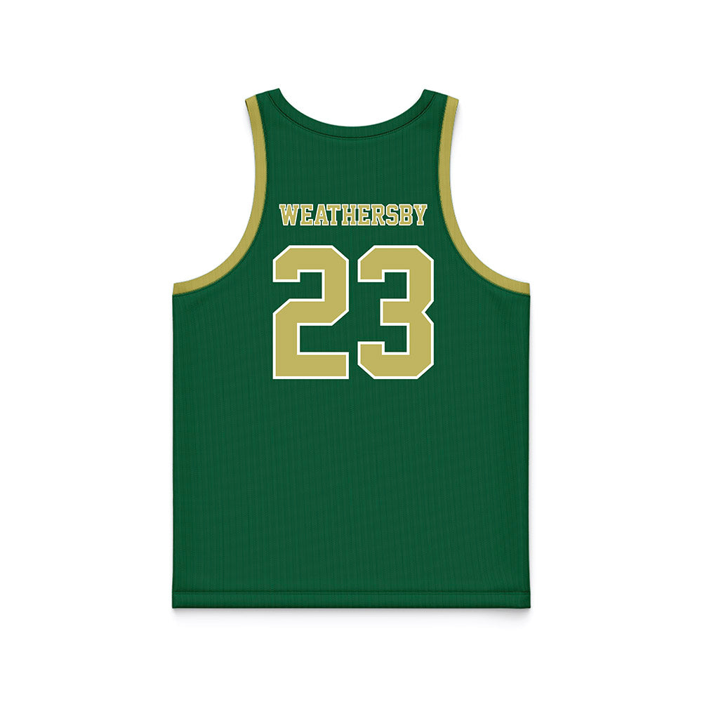 UAB - NCAA Women's Basketball : Jade Weathersby - Green Basketball Jersey-1