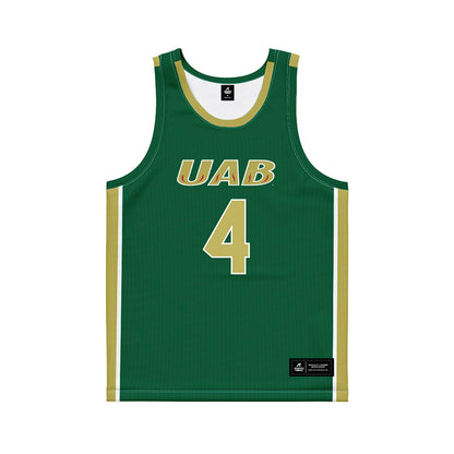 UAB - NCAA Women's Basketball : Desiree Ware - Green Basketball Jersey-0