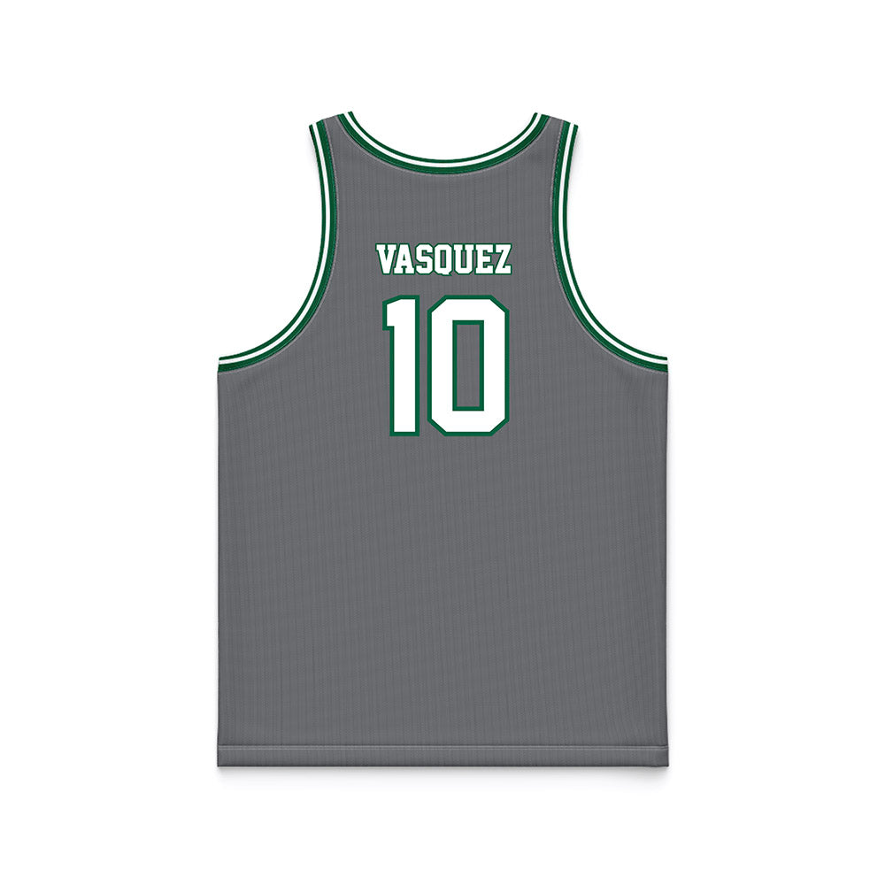 UAB - NCAA Men's Basketball : Alejandro Vasquez - Grey Basketball Jersey-1